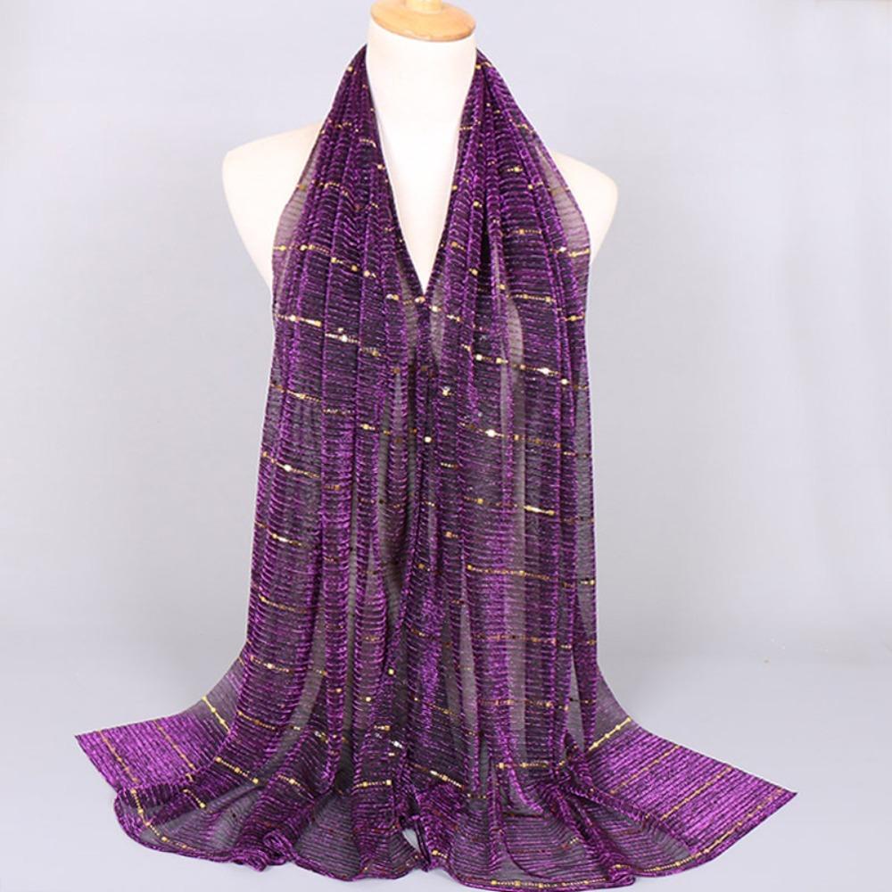 Female Shawl Solid Color Silk Scarf New Scarves
