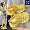 Spring and Summer Ins Super Fire Straps Breathable Mesh Sneakers Outdoor Mountaineering Jogging Casual Shoes Women's Shoes