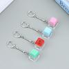 Mini Mechanical Keyboard Clicker Keychain Stress Relief Fidget Toy Portable Bag Charm Decor for Office Anxiety Relief