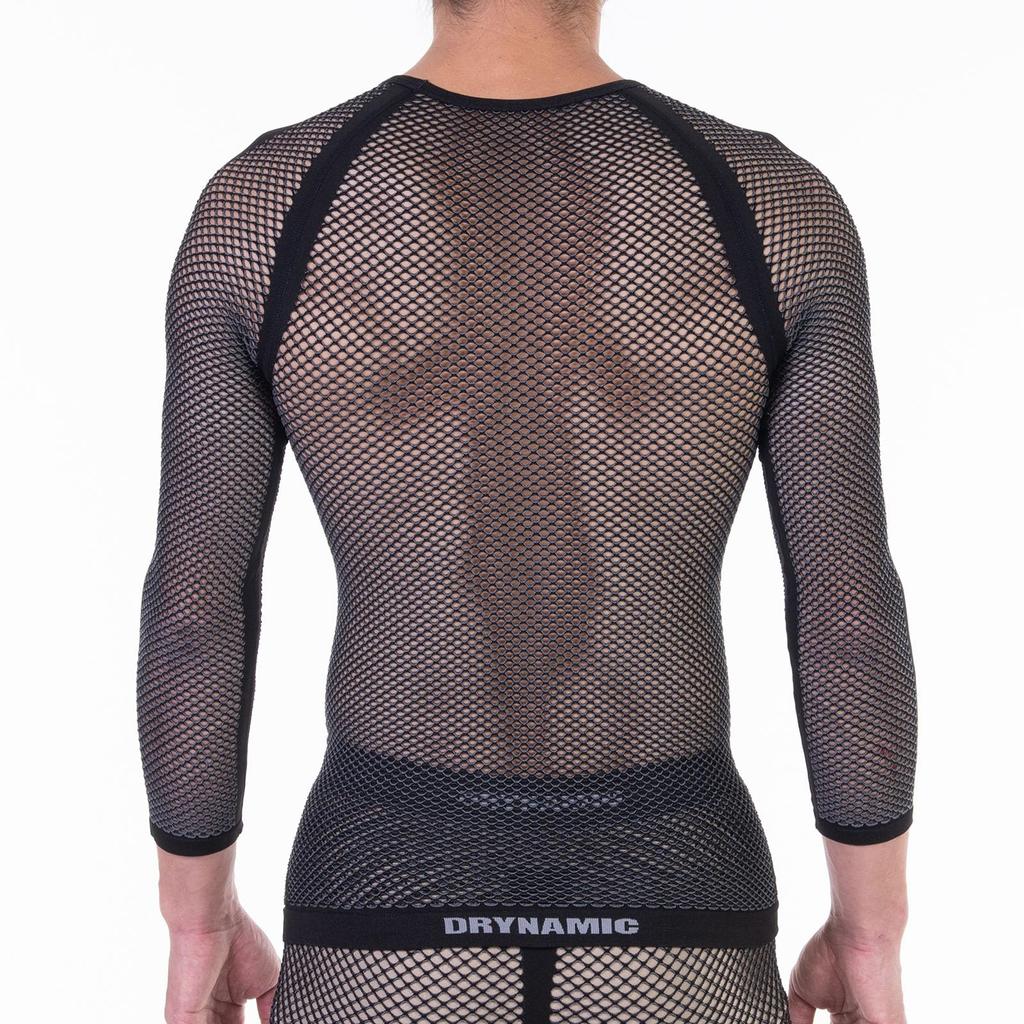Millet Drynamic Mesh Sleeve Crew Newlogo Оливковый Размеры Мужское 3/4 Белье, MIV01356, (НОВЫЙ ЛОГОТИП), L-XL