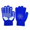 Rhinestone Figure Skating Gloves Palm Protection Kids Skating Mittens  Winter Sports