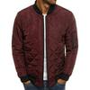 2023 European Men's Colorful Diamond Cotton Jacket - Autumn/Winter Collection, Loose Fit, Free Shipping