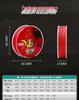 8-жильная Красная ПЭ Плетёная Леска 100м - Мягкая, Прочная, Хит Продаж для Морской Рыбалки