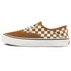 Authentic Series Casual Low-Top Skate Shoes Unisex Sneakers Dark-Brown White Checkerboard VN0A5HYPAXS