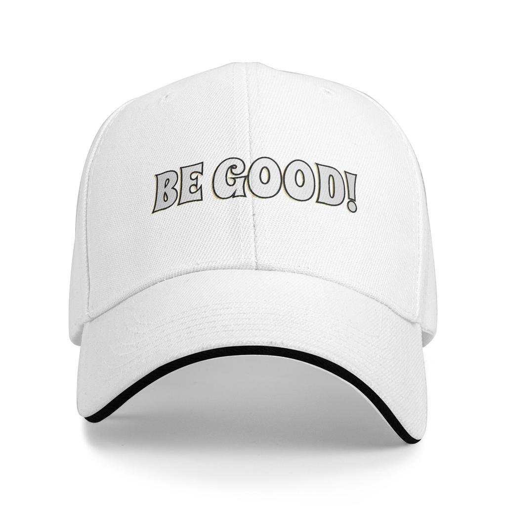 Be Good White Letter Print Baseball Cap Casual Trucker Hat Summer Men Women Running Hippie Baseball Caps