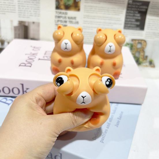 Игрушка для выдавливания глаз, снимающая тревогу, животное, фрукт, овощ, сенсорная игрушка для детей, взрослых, капибара, сова, огурец, ананас, помидор, игрушка для снятия стресса