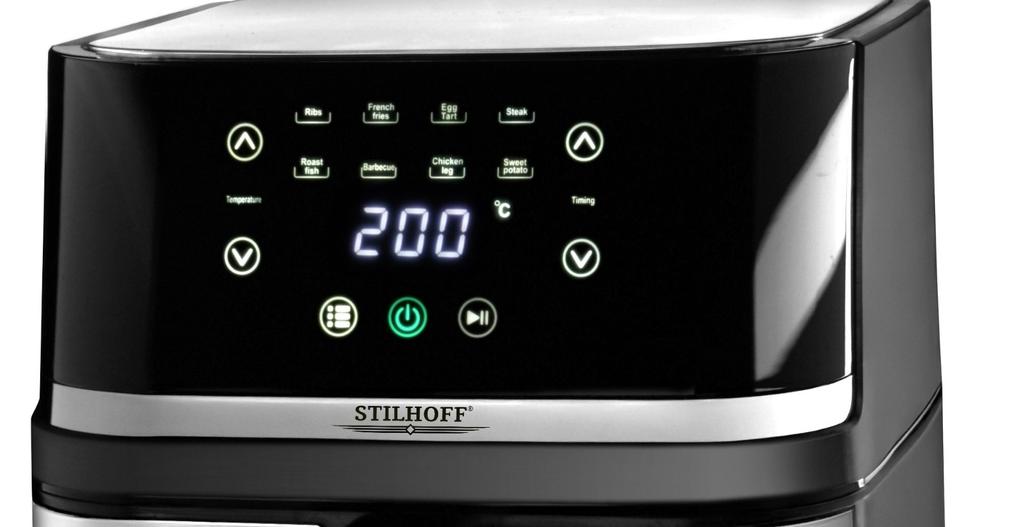 Frytkownica Beztłuszczowa Duża Air Fryer 6,5L Airfryer + Spryskiwacz 2W1
