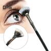 2Pcs Fan Shape Mascara Brush Lash Wand Brush for Natural Lifting Effects & Enhance Lower Lashes Synthetic Fiber Eyelash Brush for No Smearing