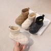 Fashion Versatile Baby Snow Boots Autumn and Winter Simple Korean Version Cotton Shoes Velvet Cover Foot Warm Short Boots Children's Boots
