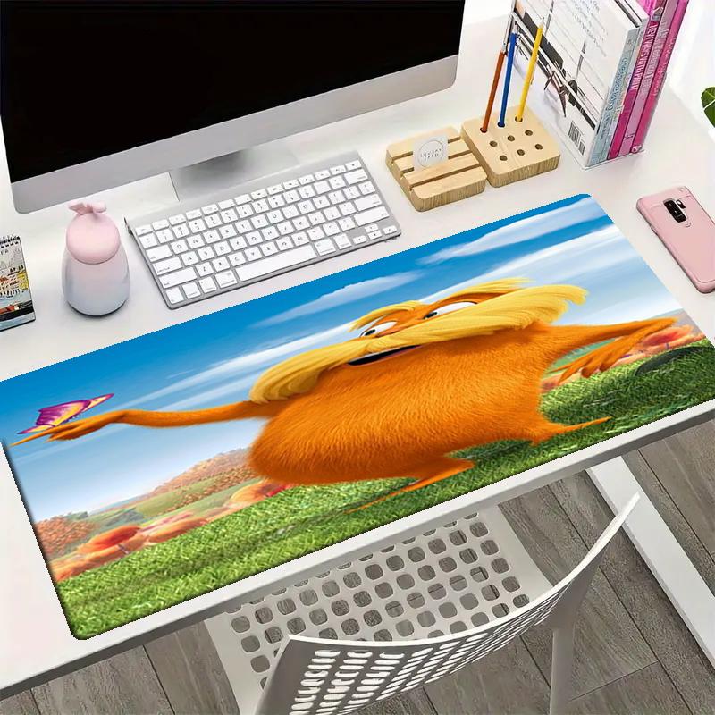 The Lorax Theme Mouse Pad, Non Slip Rubber Base, Multifunctional Office & Home Decor, Perfect for Workspace Personalization.