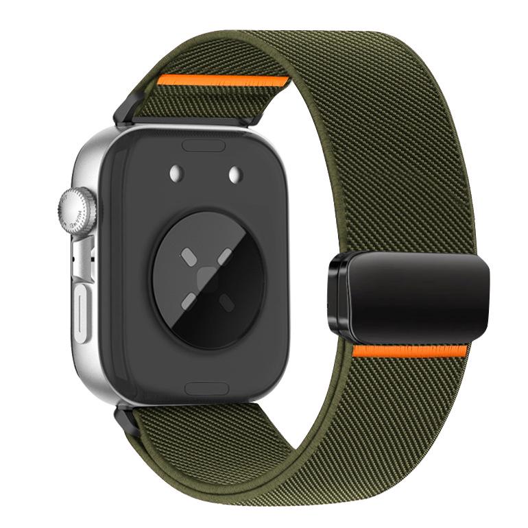 Нейлоновый ремешок для часов Huawei Fit3/Fit4/Pro с магнитной застежкой и металлическими звеньями