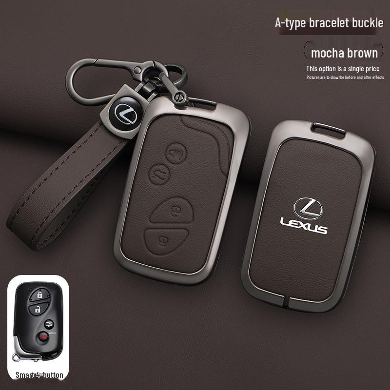 Compatible Key Case for Lexus: CT200H, RX270, RX350, GX400 – Car Shell Bag Buckle