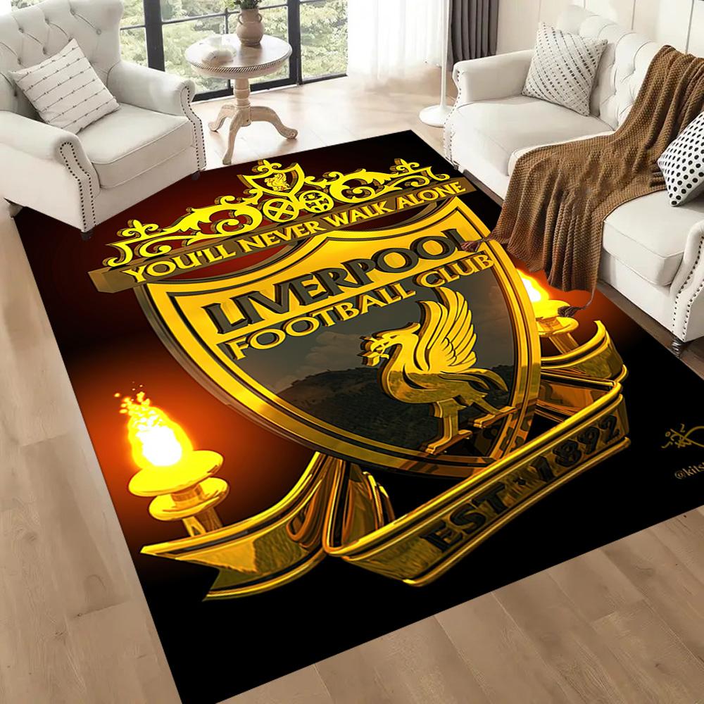 Liverpool Football Club Carpet Design For Outdoor Balcony Hallway Foyer Antislip Rug Anime Office Decor Perfect Gift For Valentine'S Wedding Birthday