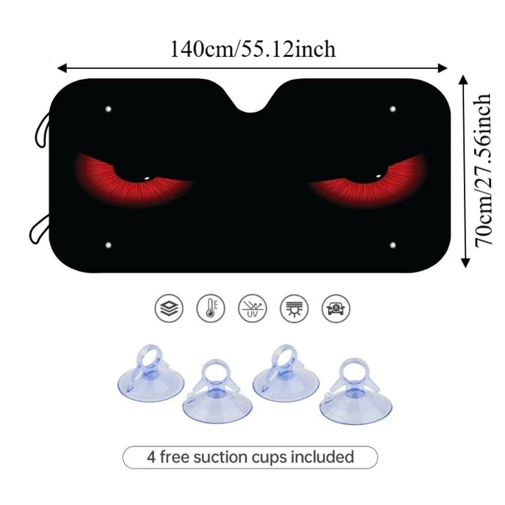 Heat Blocking Windshield Sunshade 98% UV Protection Car Sunshade Parasol Interior Cooler