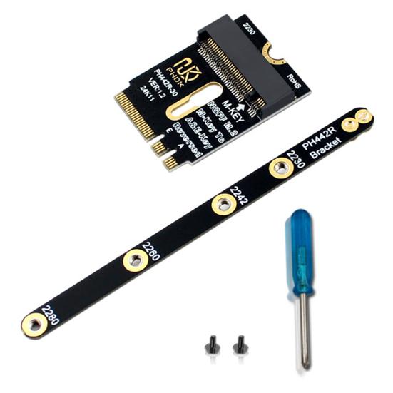 Yousheng M.2 A&E To NVME SSD Expansion Card Supports 2230/2242/2260/2280 Computer Motherboard M2 Key A-E To NVME SSD PCIe 4.0 Extension Adapter PCB
