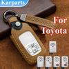 Для Toyota Camry Crown Majesta Highlander Land Cruiser Prado Kluger Mark X Subaru Foreste XV кожаный чехол для ключей из ТПУ, защитная крышка