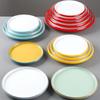 Shengxin Hui Melamine Two-Tone Round Catering Plate