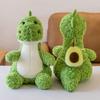 New Avocado Backpack Small Dinosaur Plush Toy Same Brush Flower Dinosaur Doll Child Gift
