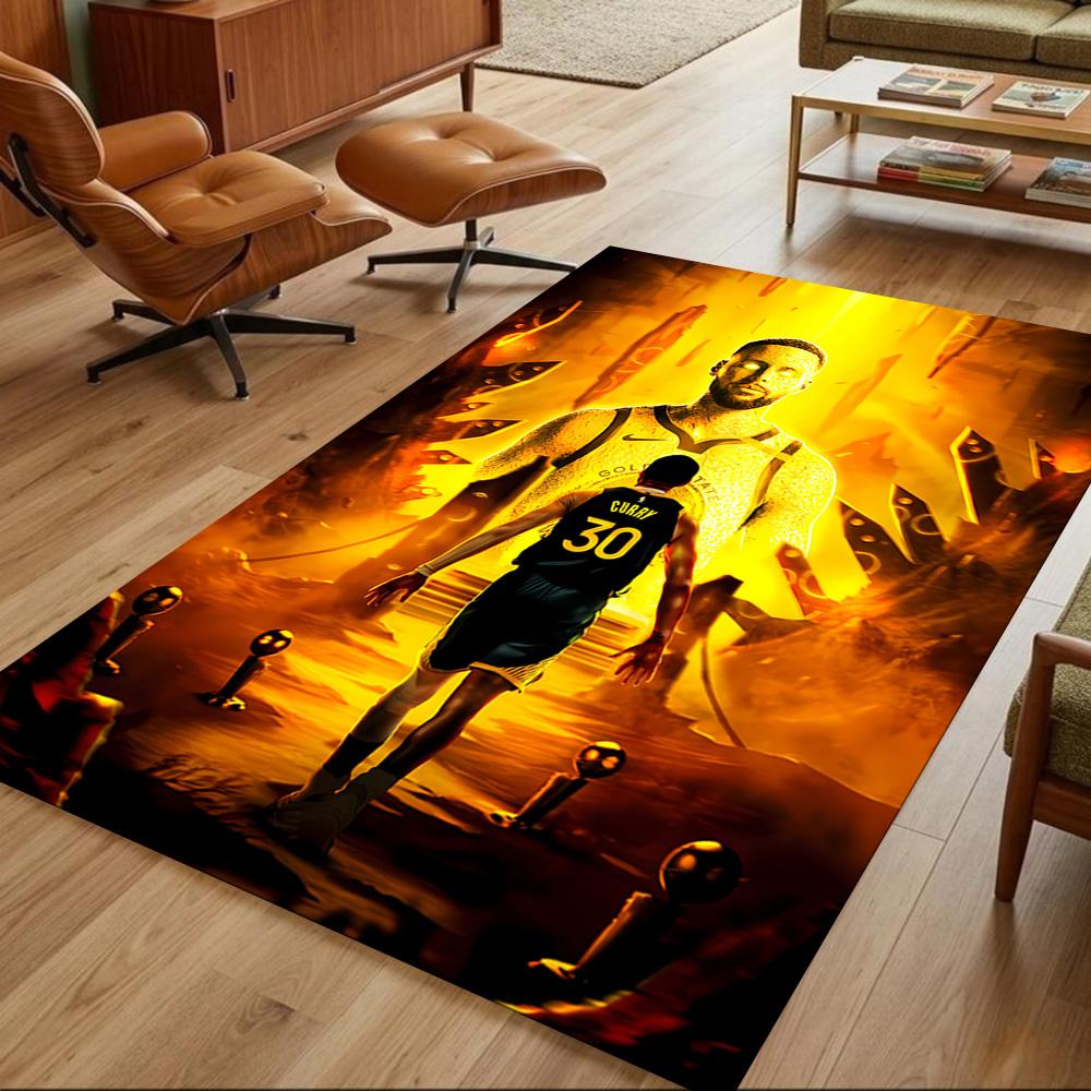 Golden State Warriors Team Gaming Mouse Pad Keyboard Mat Ultra-Long Desk Mat Non-Slip Rubber Base Office Desk Accessory