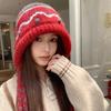 Women S Fair Isle Knit Hat Thick Warm Ear Protection Beanie Casual Fit