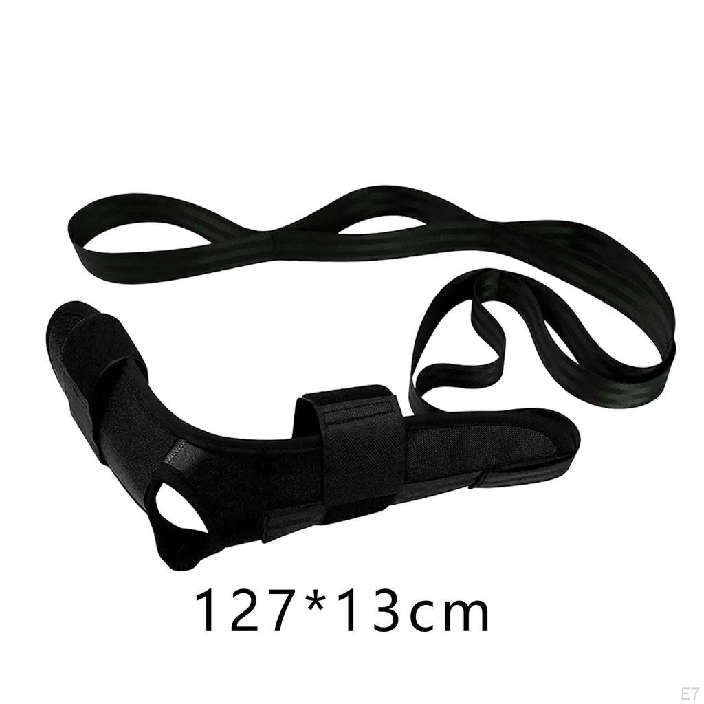 Фитнес-растягивающийся ремень для подколенных сухожилий, легкие принадлежности для упражнений, пояс с несколькими петлями для ног