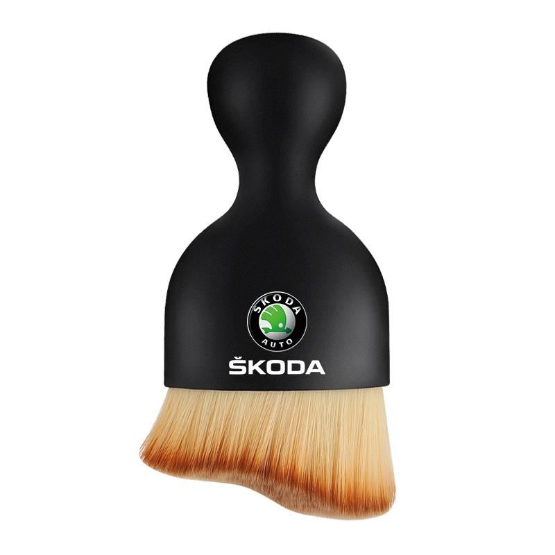 ZPMG6 Car Cleaning Soft Brush Tool Dust Remover Double-sided Car Cleaning Cloth For Skoda Octavia SUPERB RAPID KAROQ FABIA