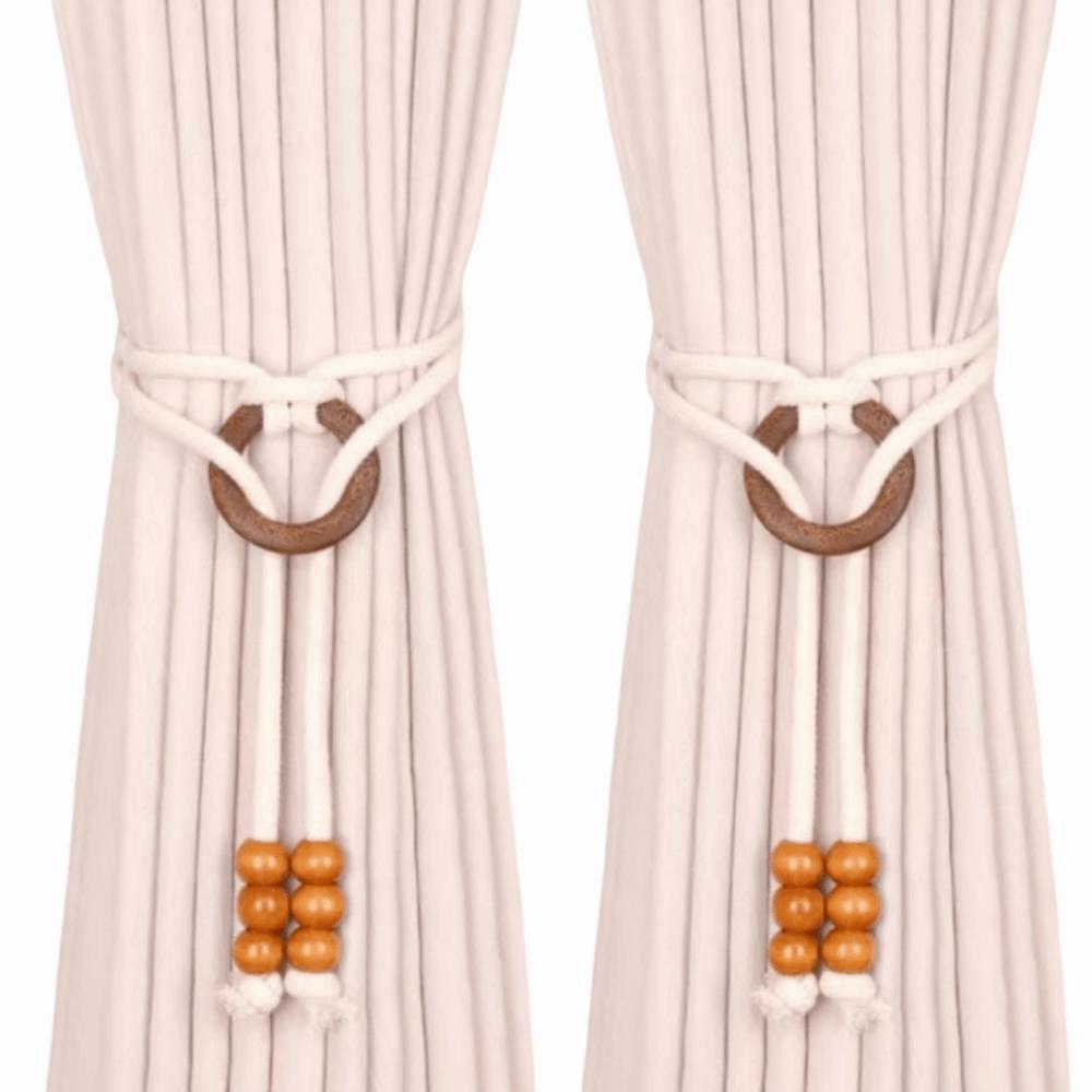 2Pcs Handcrafted Curtain Tiebacks Minimalist Curtain Holdbacks Home Decoration