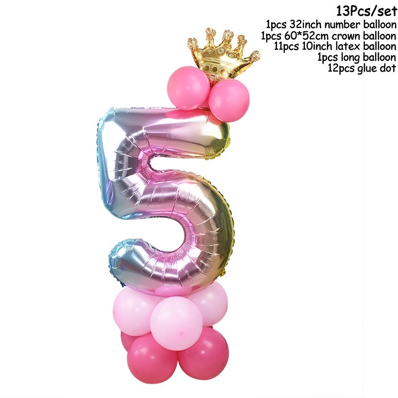 Набор одноразовой посуды для вечеринки в стиле единорога, бумажная тарелка, стакан, салфетка, единорог, воздушные шары, товары для украшения дня рождения для детей и девочек