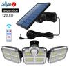 10000LM Solar Wall Lamp 122/333LED IP65 Solar Lamp Above 3000K, Indoor and Outdoor Waterproof Solar Lamp, Adjustable Lamp Holder Lighting Angle