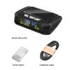Newest Car USB Solar Charge Smart Digital Clock Calendar Time Temperature LED Display Automobile Interior Accessories Auto Start