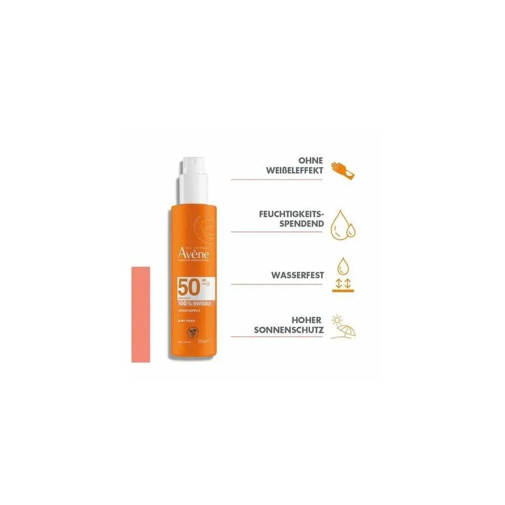 Avene Солнцезащитный спрей SPF50, 200 мл