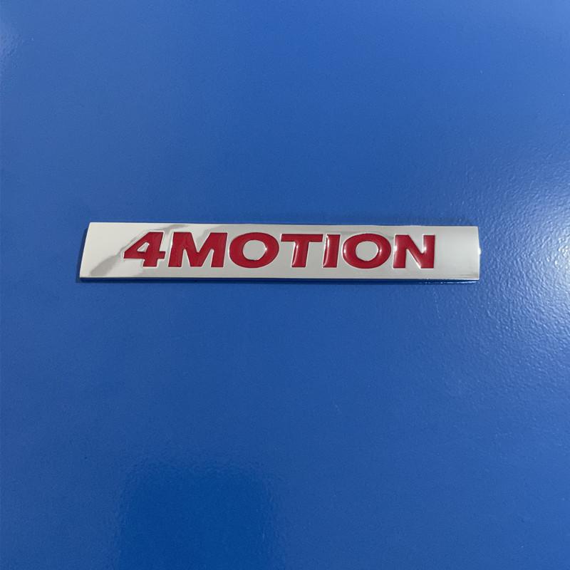 3D Metal 4 Motion Letters Logo Emblem Badge Rear Trunk Sticker For VW MK4 T5 T6 Passat 4 B6 B8 B5 Tiguan 4motion Car Accessories NG5