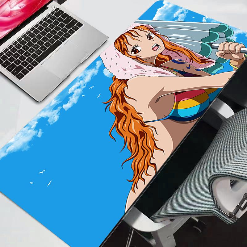 Коврик для мыши One Piece Аниме Игровые аксессуары Varmilo Клавиатура Настольный коврик Gabinete Gamer Ковер Коврики для мыши Прочный