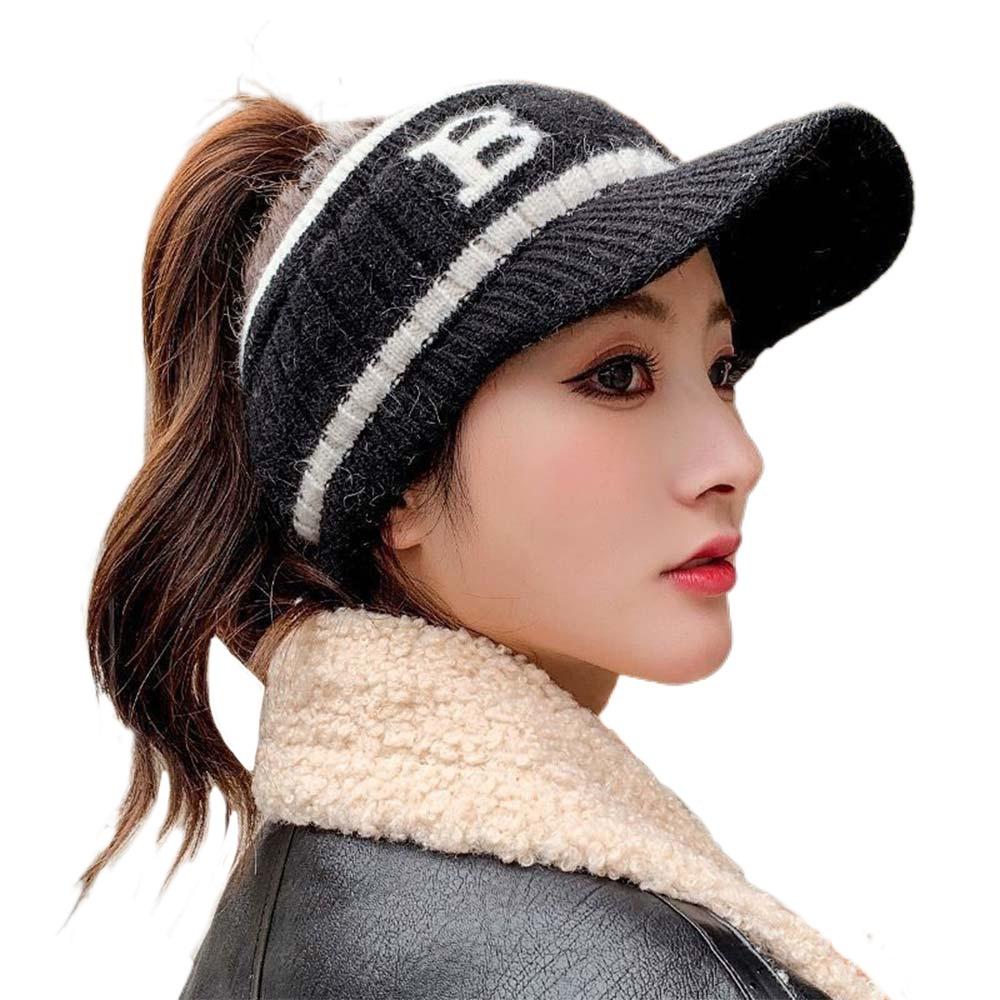 Кепка для бейсбола для девочек с открытым верхом, Шапка-бини с ветрозащитными наушниками, Женская бейсболка, Для активного отдыха, Для велоспорта