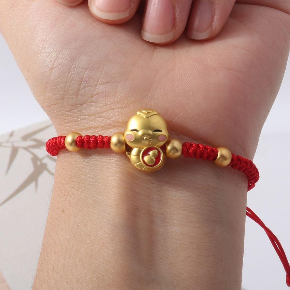 New Year Snake Year Bracelet Hand Rope Fortune Bracelet Unique Lucky Red Rope Decoration
