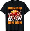 U Din Din Din Dun Ma Din Din Din Dun Смешной Мем Оранжевая Футболка с Геймером