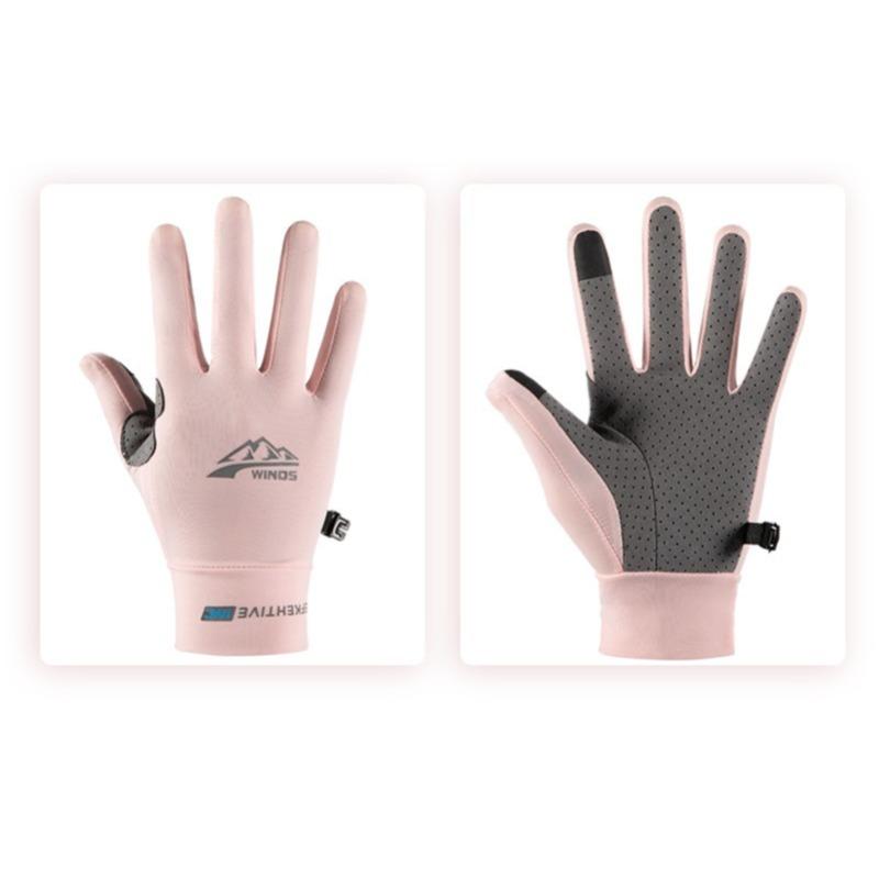 Ice Silk Gloves Are Breathable Quick-drying Lightweight and Suitable for Outdoor Cycling Driving Slip-resistant Activities Sun Protection and Fishing