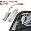 M.2 SSD NVMe Heatsink with Thermal Silicone Pad for PS5 M.2 2280 SSD NVMe Expansion Slot Copper Pipe M2 SSD Cooler Radiator