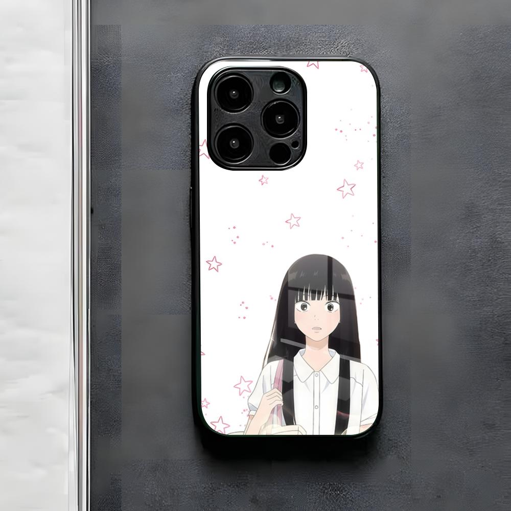 Sawako Phone Case For IPhone 17 Air 16 E Pro Max 15 14 13 Mini 12 Pro 11 Max Plus Black Glass Cover