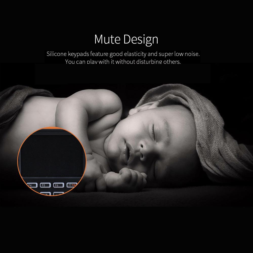 Мини-беспроводная клавиатура 2,4G, воздушная мышь, трехцветная клавиатура с подсветкой и сенсорной панелью для ноутбука и телевизора