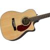 Fender Акустическая гитара CC-140SCE, Натуральный цвет, Форма корпуса Концертная, с жестким кейсом