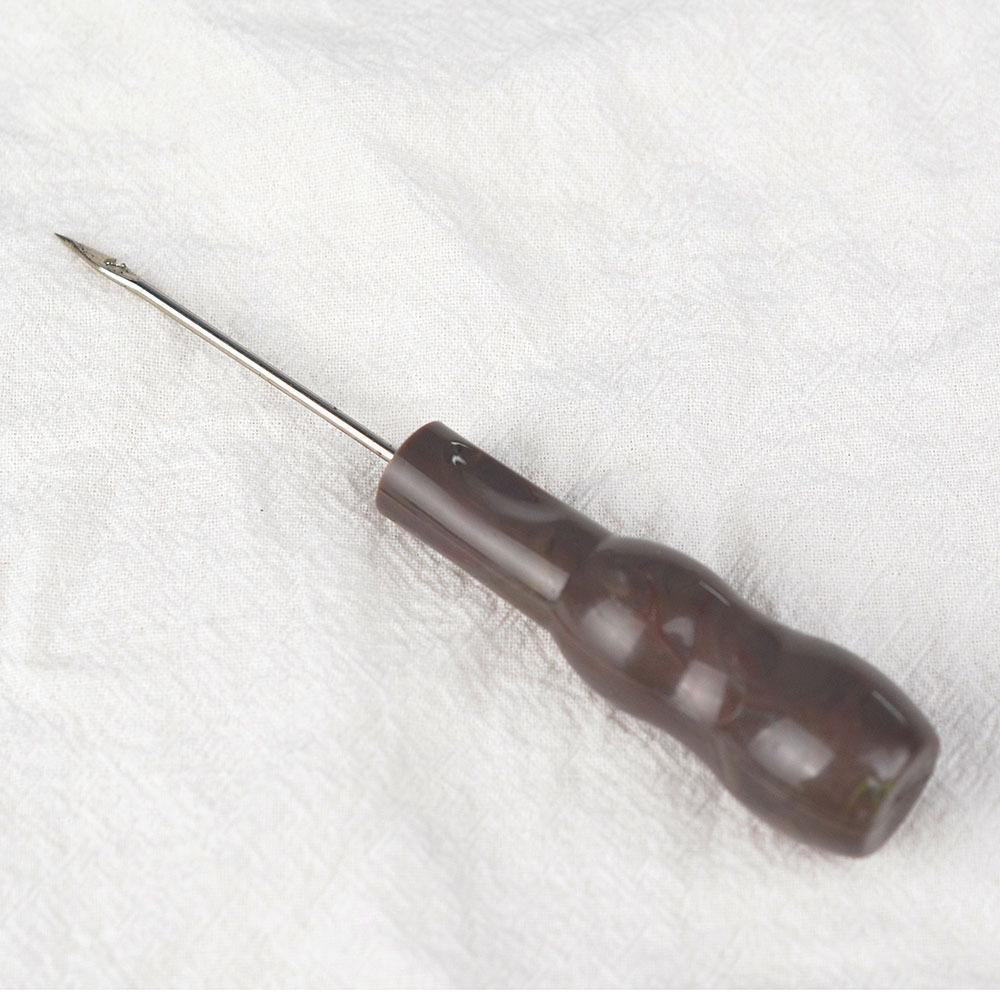 Шило-крючок в форме тыквы с прямым конусом и сверлом по дереву/пластику, 15G