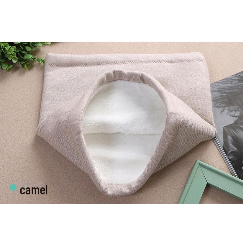 Унисекс утолщенный бархатный пояс для защиты талии - зимний трикотажный хлопок для защиты от холода для дополнительного тепла