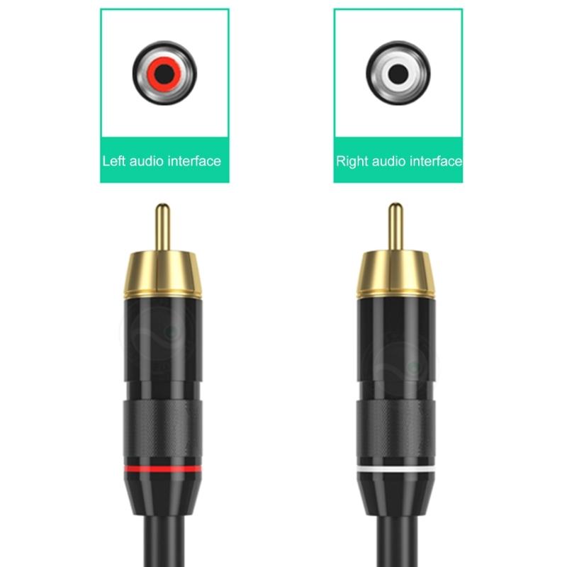 Удлинительный кабель 2RCA Папа-Мама Позолоченный 2RCA Папа на 2RCA Мама Кабель-Адаптер для Расширения Стерео Звука