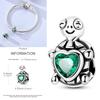 Charms Plata De Ley 925 Devil's Eye Infinity Eternal Symbol Dragonfly Positioning Buckle Charms Fit Women DIY Jewelry