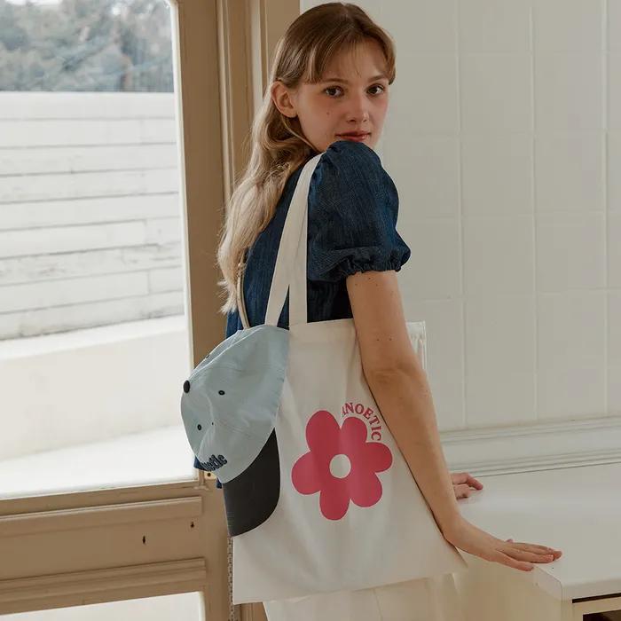 ANC FLOWER ECO BAG_IVORY