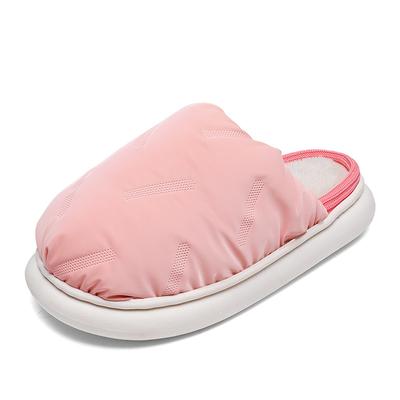 Модные тапочки женские зима 2024 для дома и улицы, мягкая толстая подошва, нескользящие, теплые, милые, модные, мужские, парные, плюшевые, на платформе, домашняя обувь