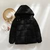 Womens Short Winter Puffer Coat Detachable Hood Thick Warm Cotton Jacket Teens Youth