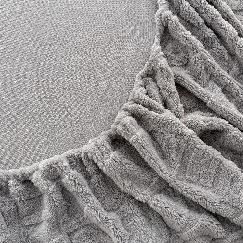 2025 Plush Bed Sheet Bed Linen Sheet Velvet Bedsheet 3D Letter Love Mattress Cover Adjustable Elastic Fitted Sheet