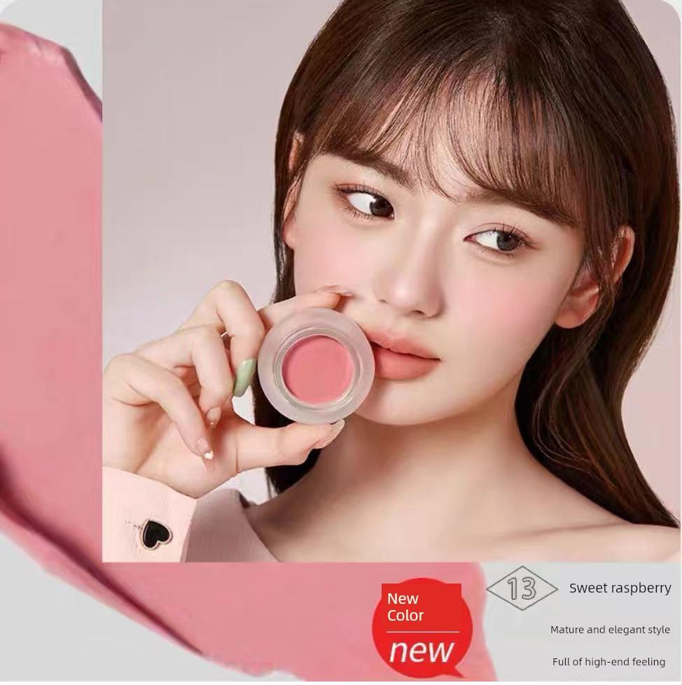 Soft Glutinous Mashed Potatoes! Foreverkey Monochrome Blusher Mud Cloud Soft Slightly Tipsy Matte Nature Expansion Color Brightening
